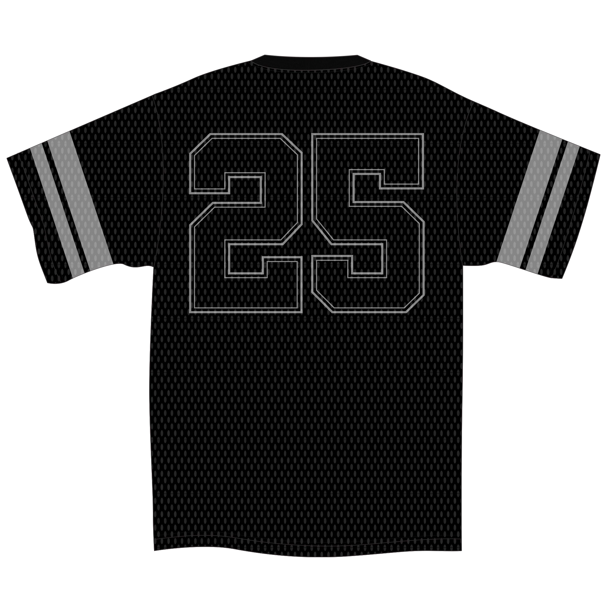 Black Football Jersey - Image 2