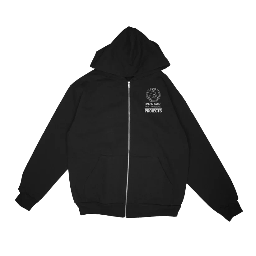 Brooklyn Projects LA Black Zip Hoodie - Image 2