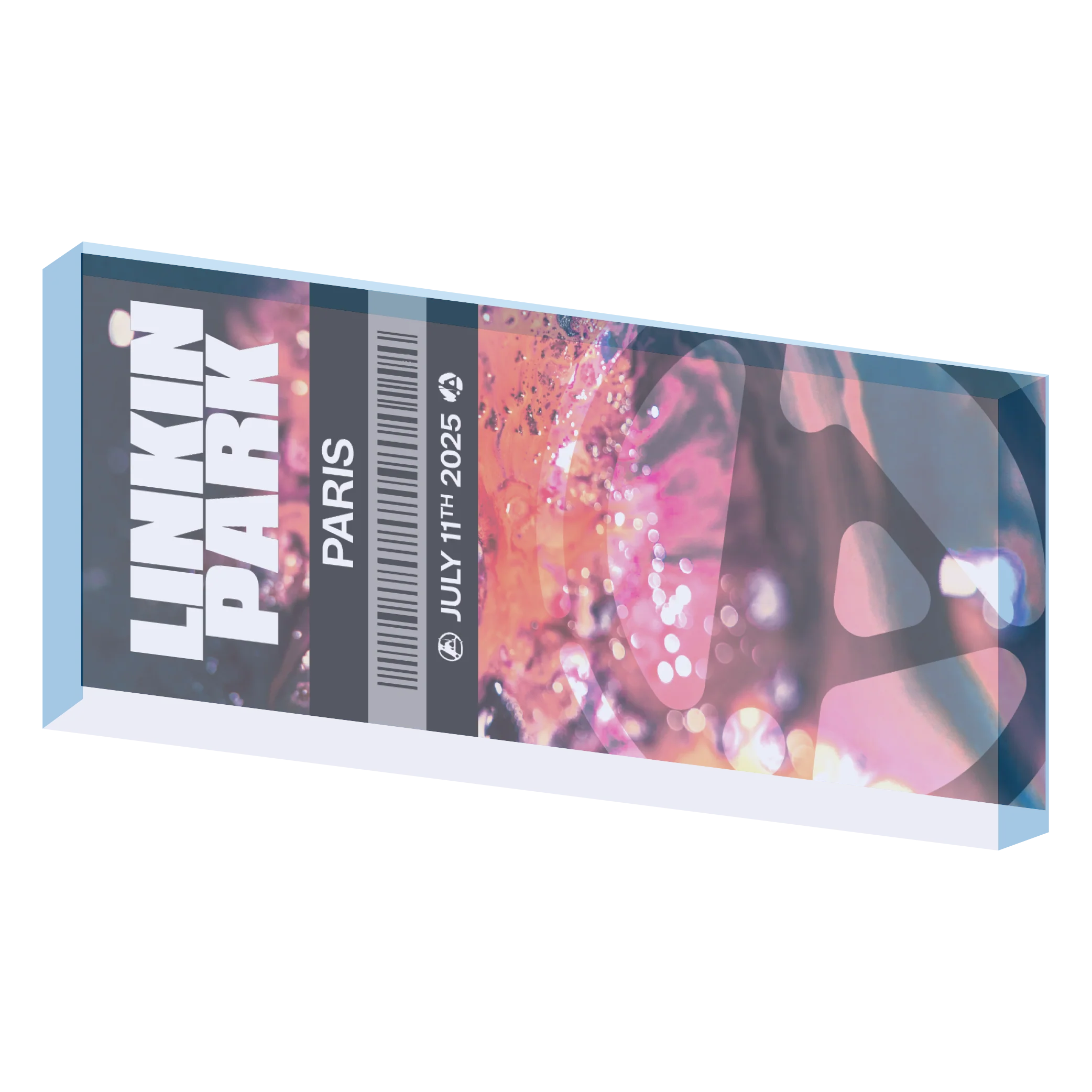 From Zero Commemorative Ticket Magnet Paris (July 11th)