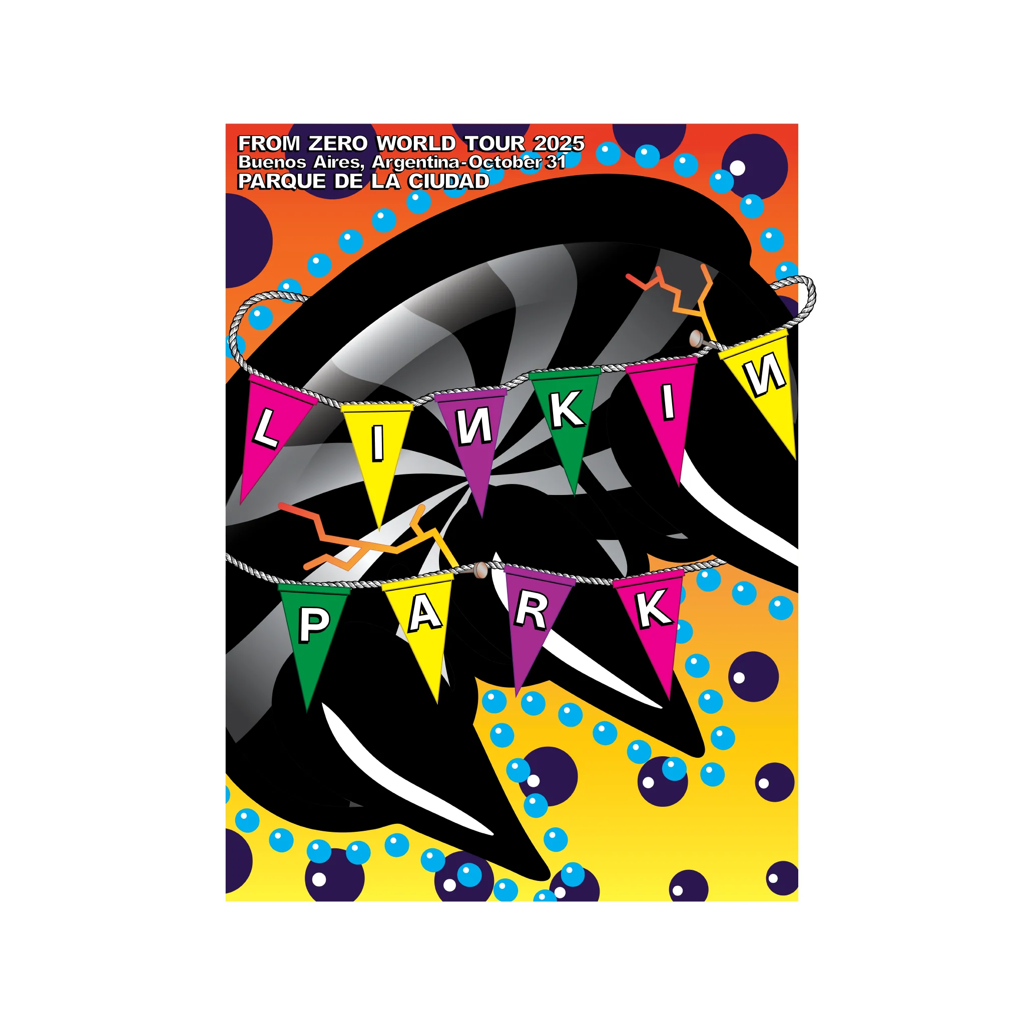 FZ 2025 Tour Buenos Aires Poster (Oct 31st) - Claudia "Claw Money" Gold