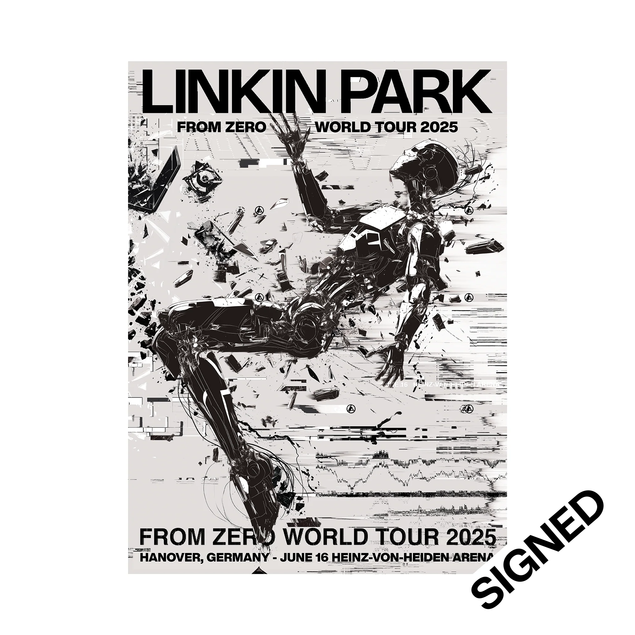 FZ 2025 Tour Hanover SIGNED Poster (June 16th) - PJ Richardson