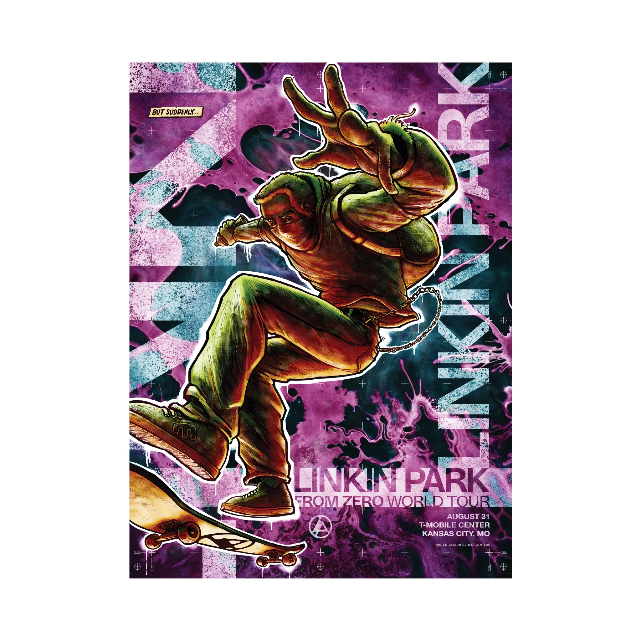 FZ 2025 Tour Kansas City Poster (Aug 31st) - NC Winters