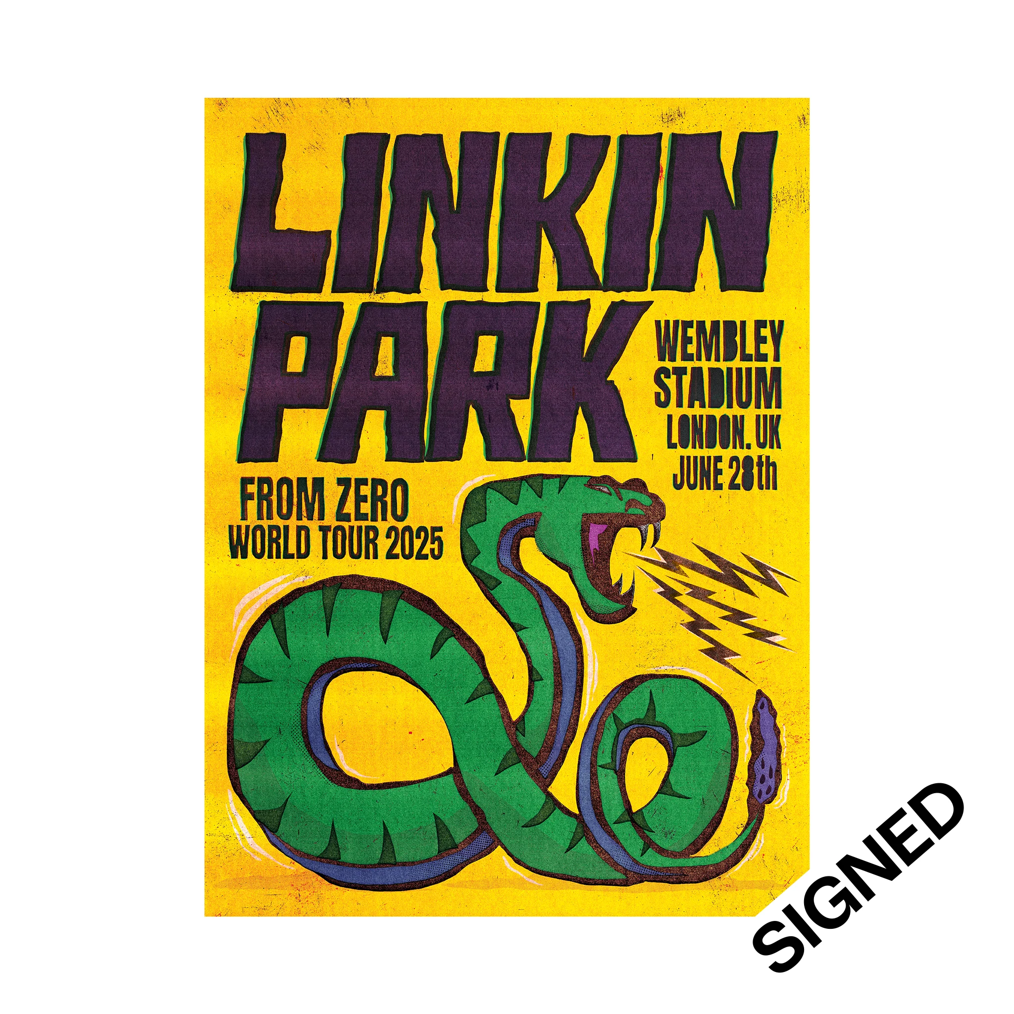 FZ 2025 Tour London SIGNED Poster (June 28th) - Paul Insect