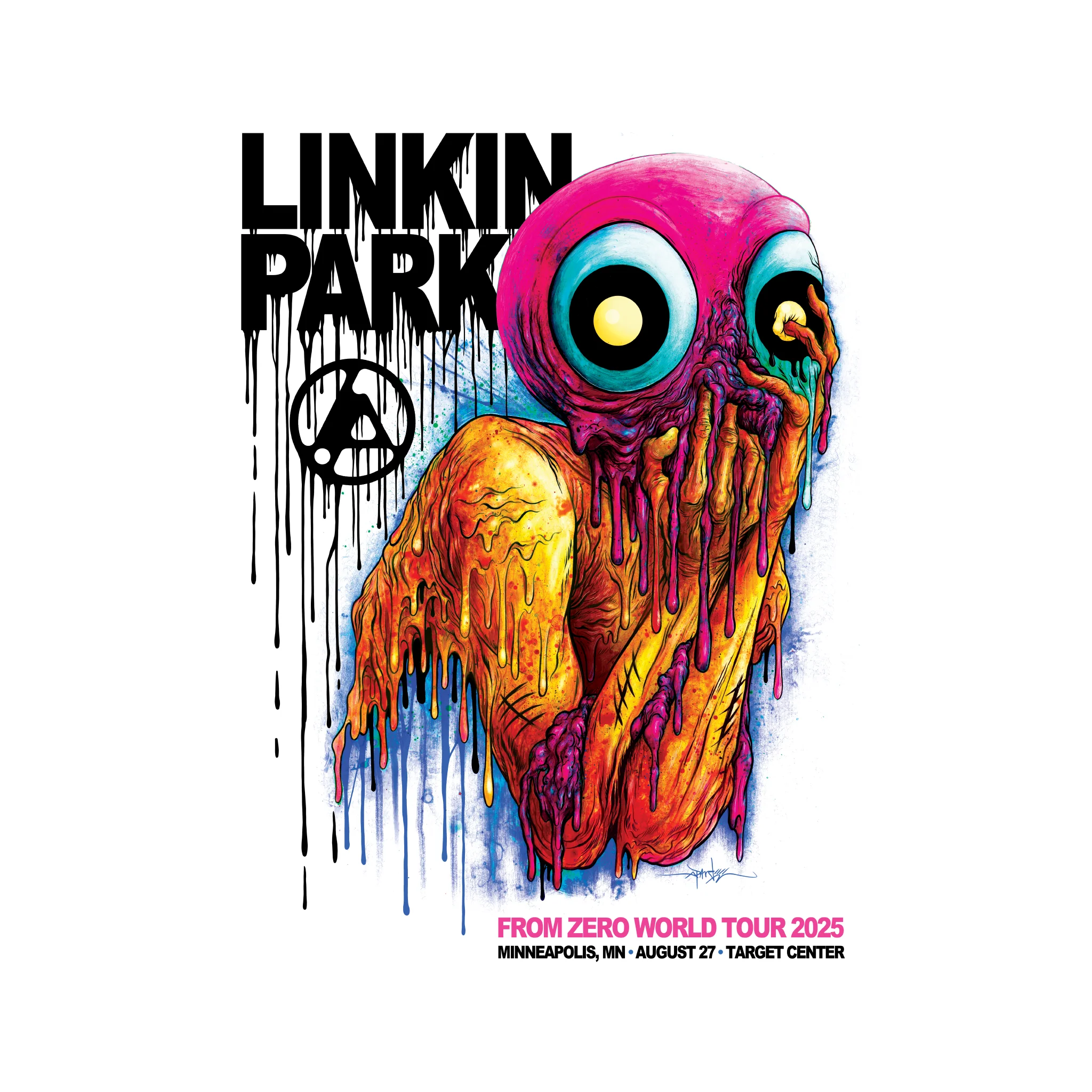 FZ 2025 Tour Minneapolis Poster (Aug 27th) - Alex Pardee