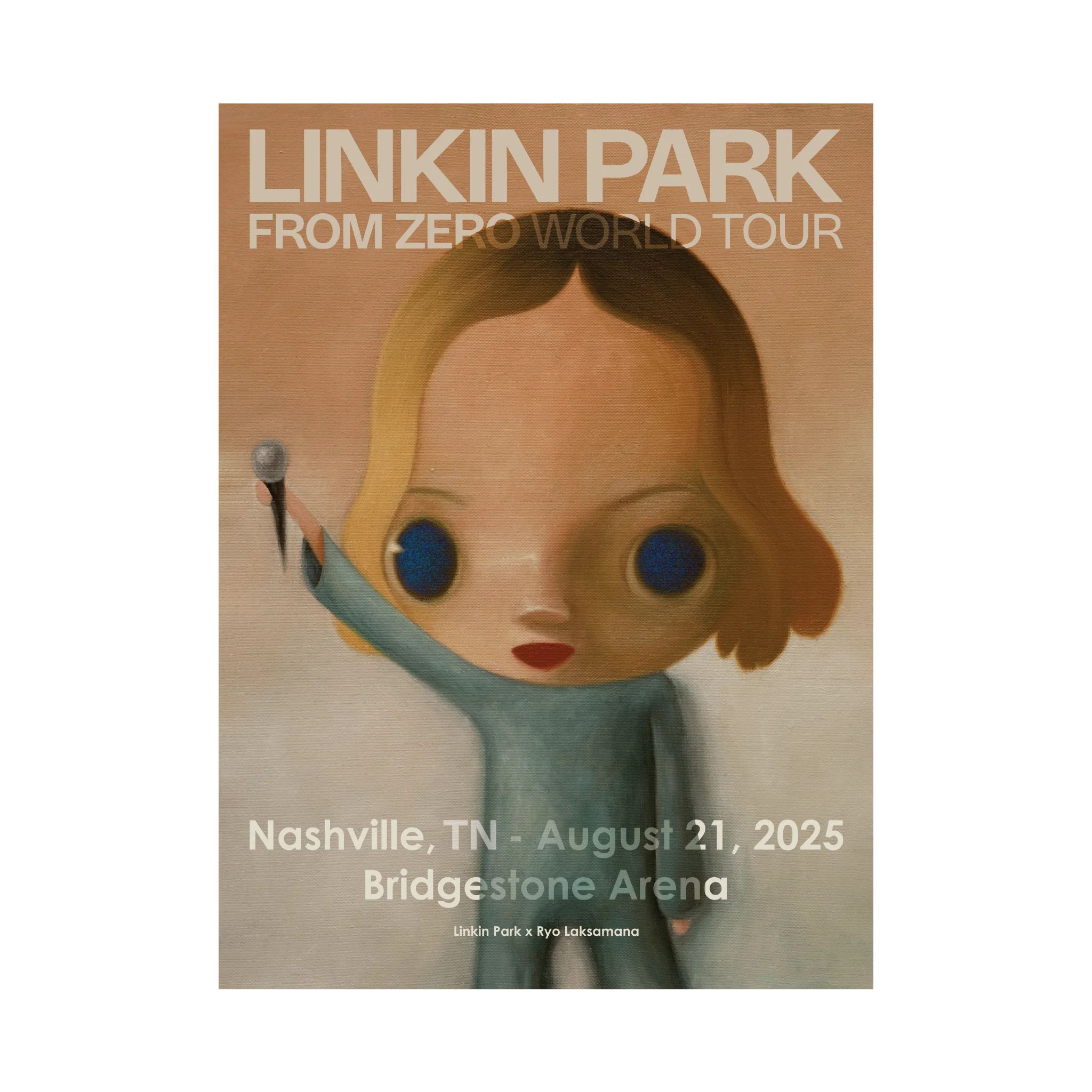 FZ 2025 Tour Nashville Poster (Aug 21st) - Ryo Laksamana