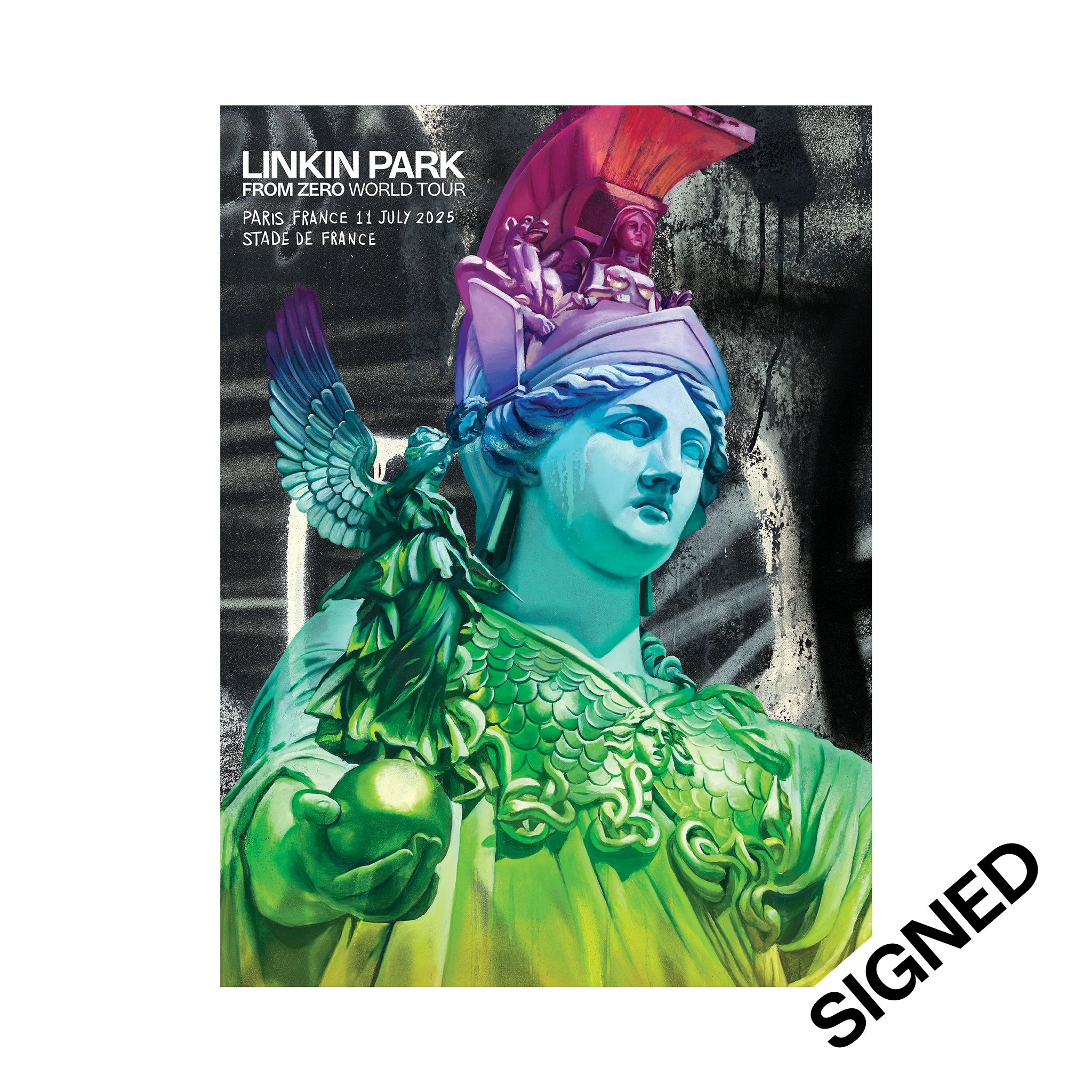 FZ 2025 Tour Paris SIGNED Poster (July 11th) - PichiAvo