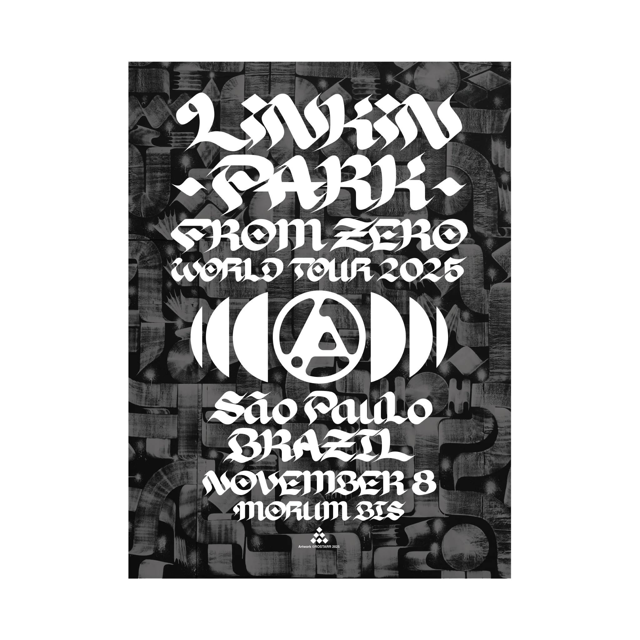 FZ 2025 Tour Sao Paulo Poster (Nov 8th) - ROSTARR