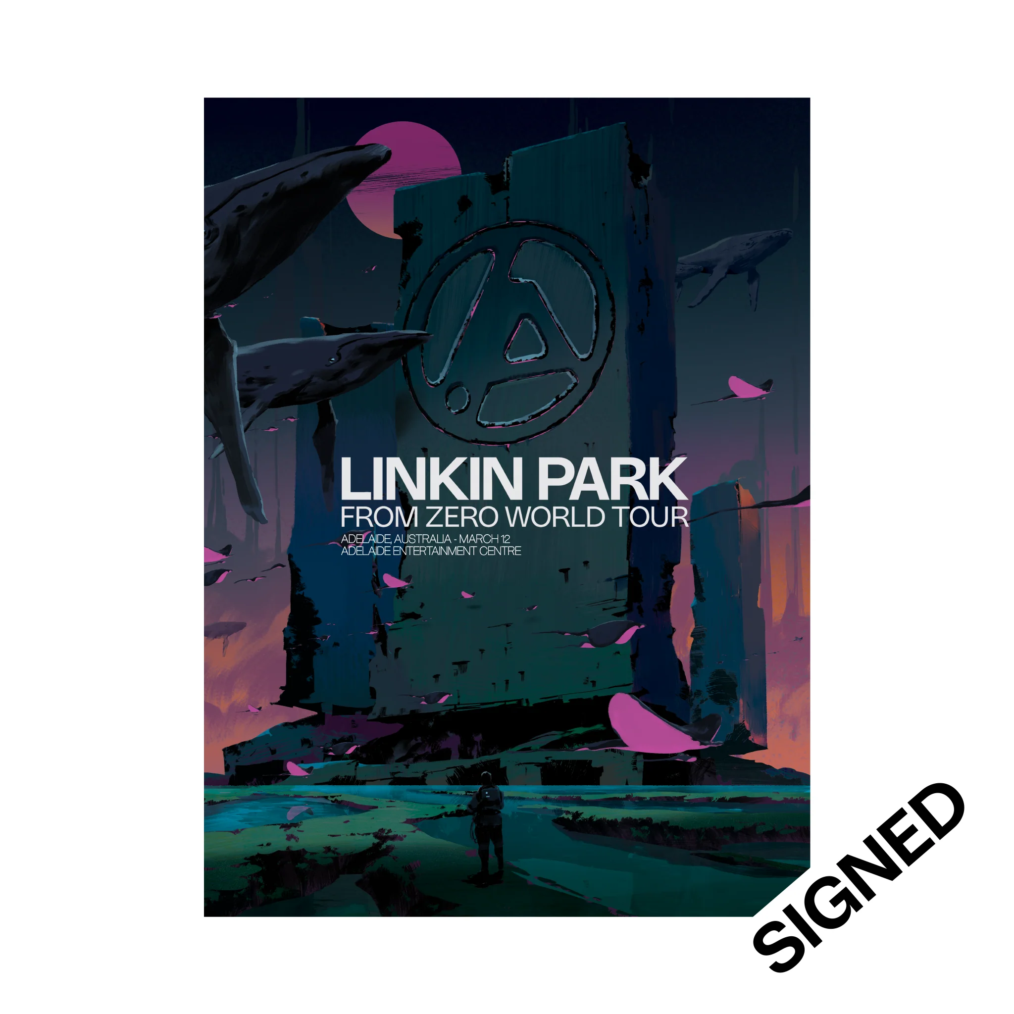 FZ 2026 Tour Adelaide SIGNED Poster (Mar 12th) - James Paick
