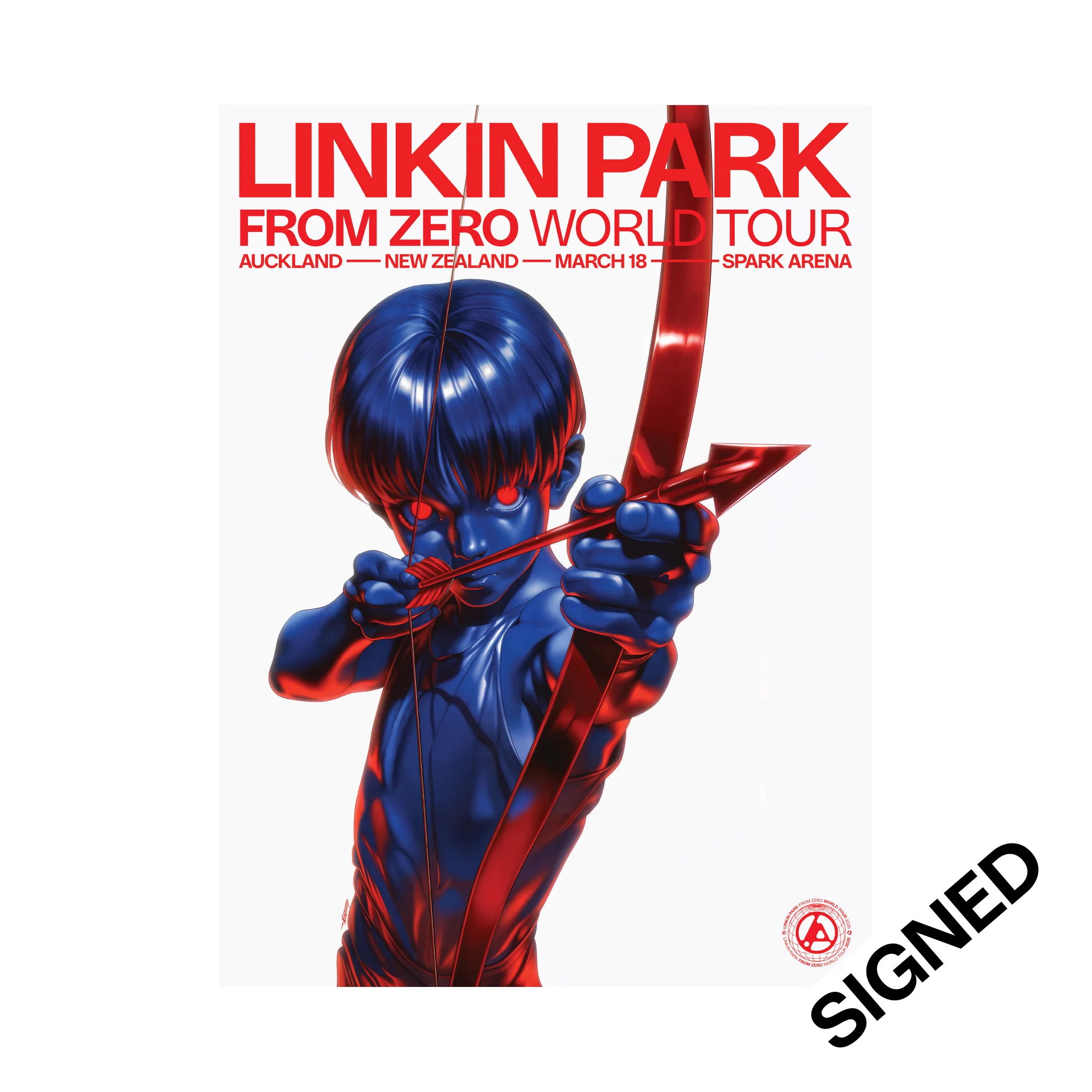 FZ 2026 Tour Auckland SIGNED Poster (Mar 18th) - Alex Parnassus