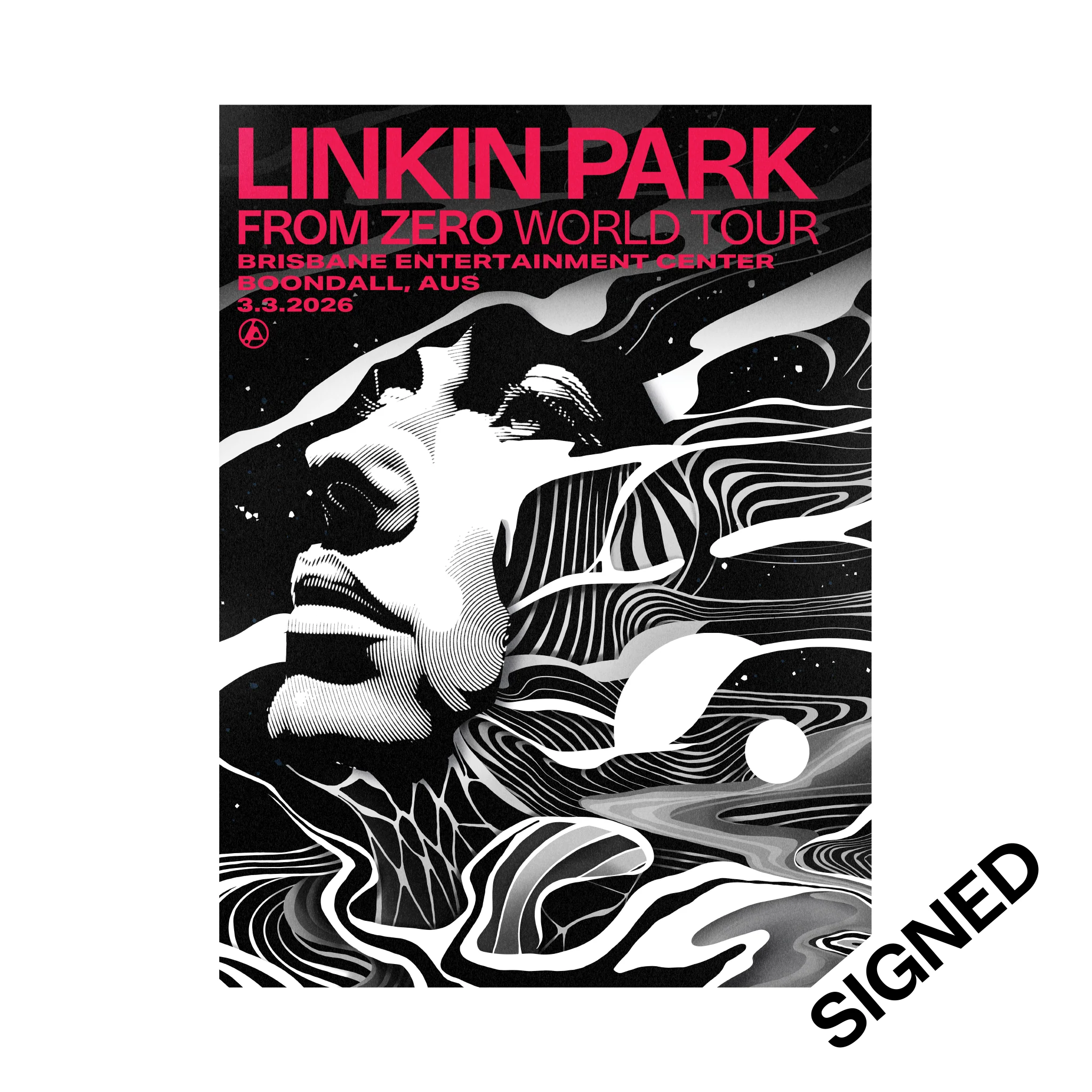 FZ 2026 Tour Boondall #1 SIGNED Poster (Mar 3rd) - A.L. Grime
