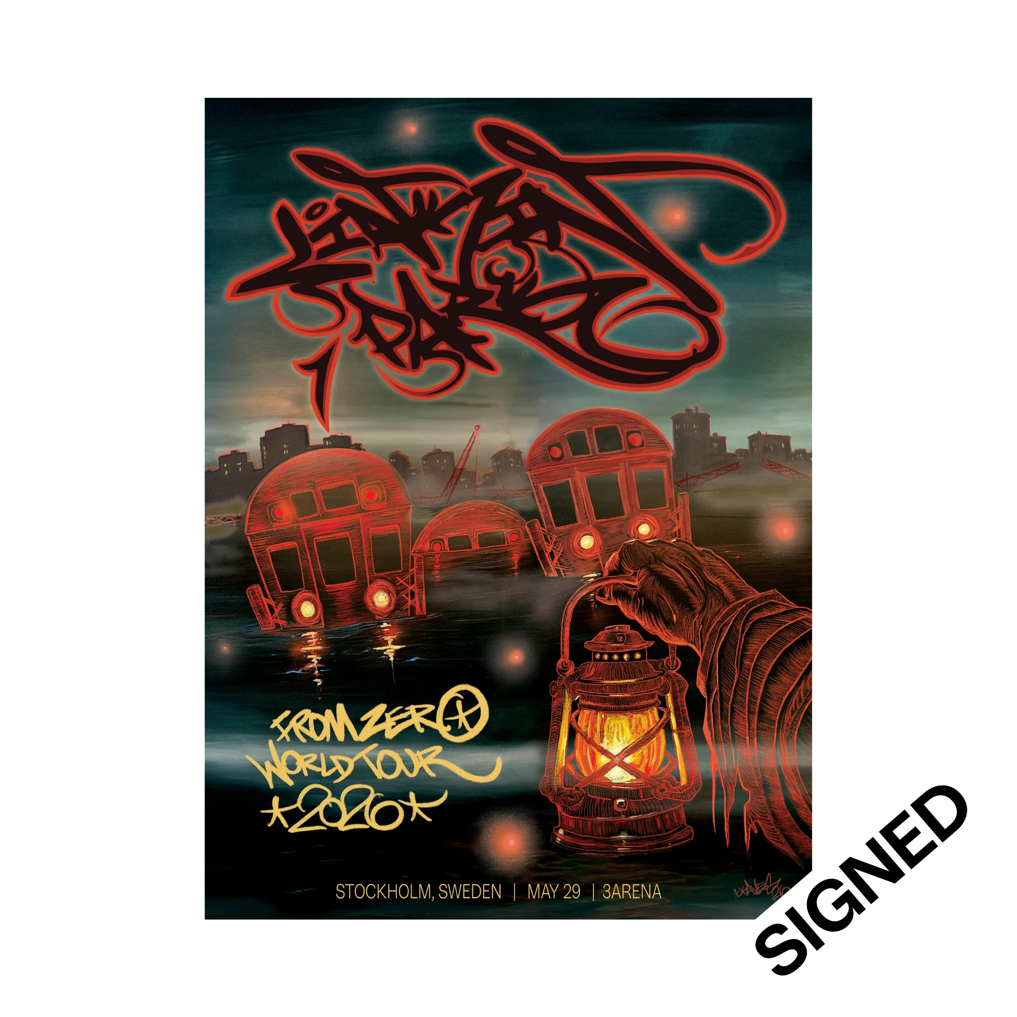 FZ 2026 Tour Stockholm Signed Poster (May 29th) - KAVES