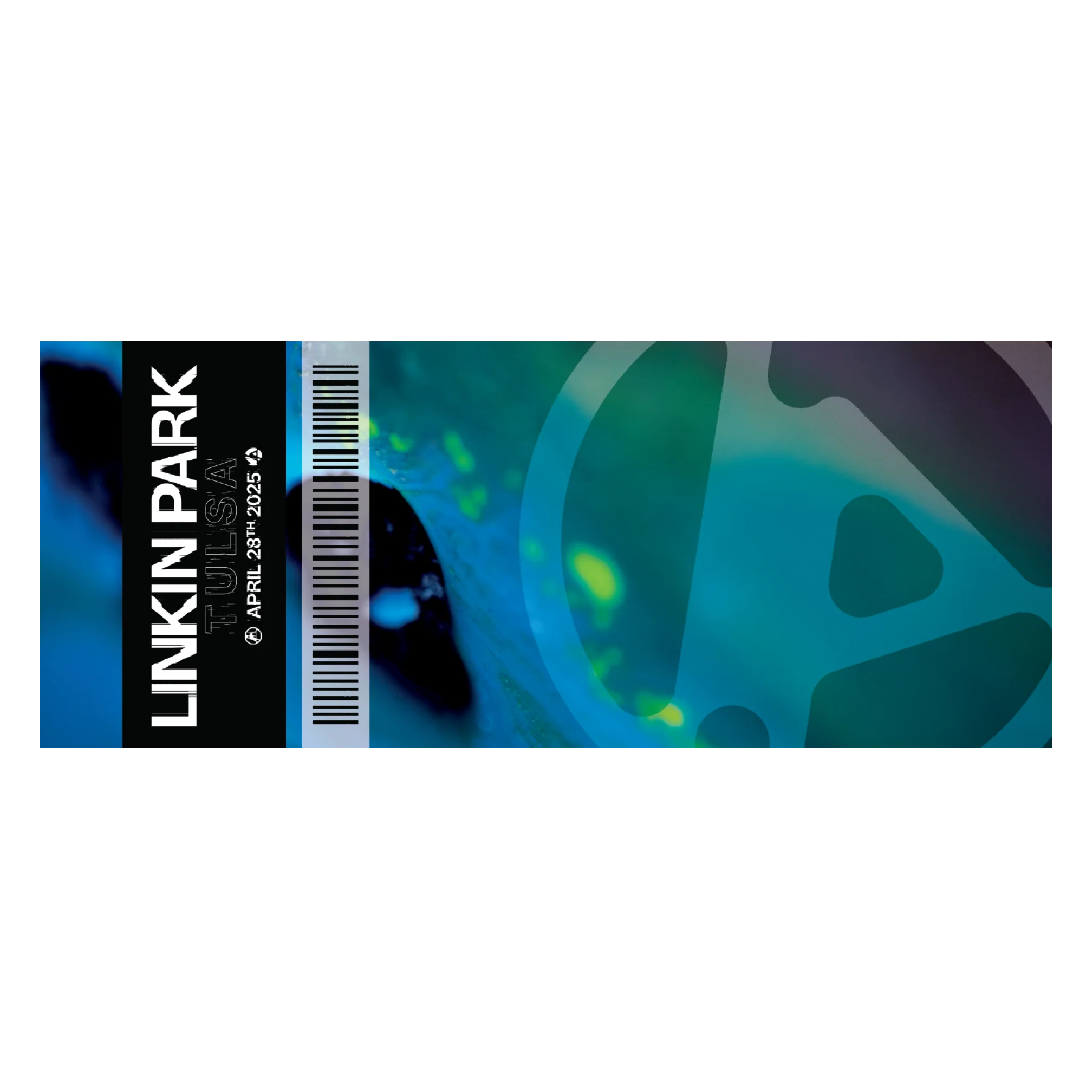 LP FZ TULSA COMMEMORATIVE TICKET MAGNET