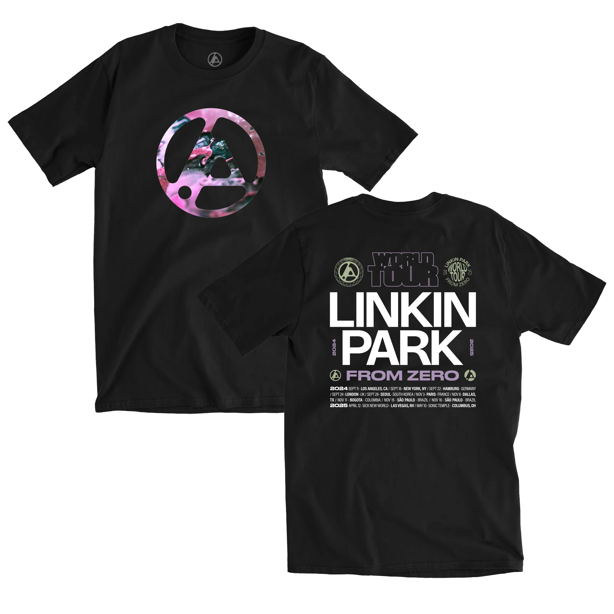 Official From Zero 2024 Black Tour Tee 2 - Image 3