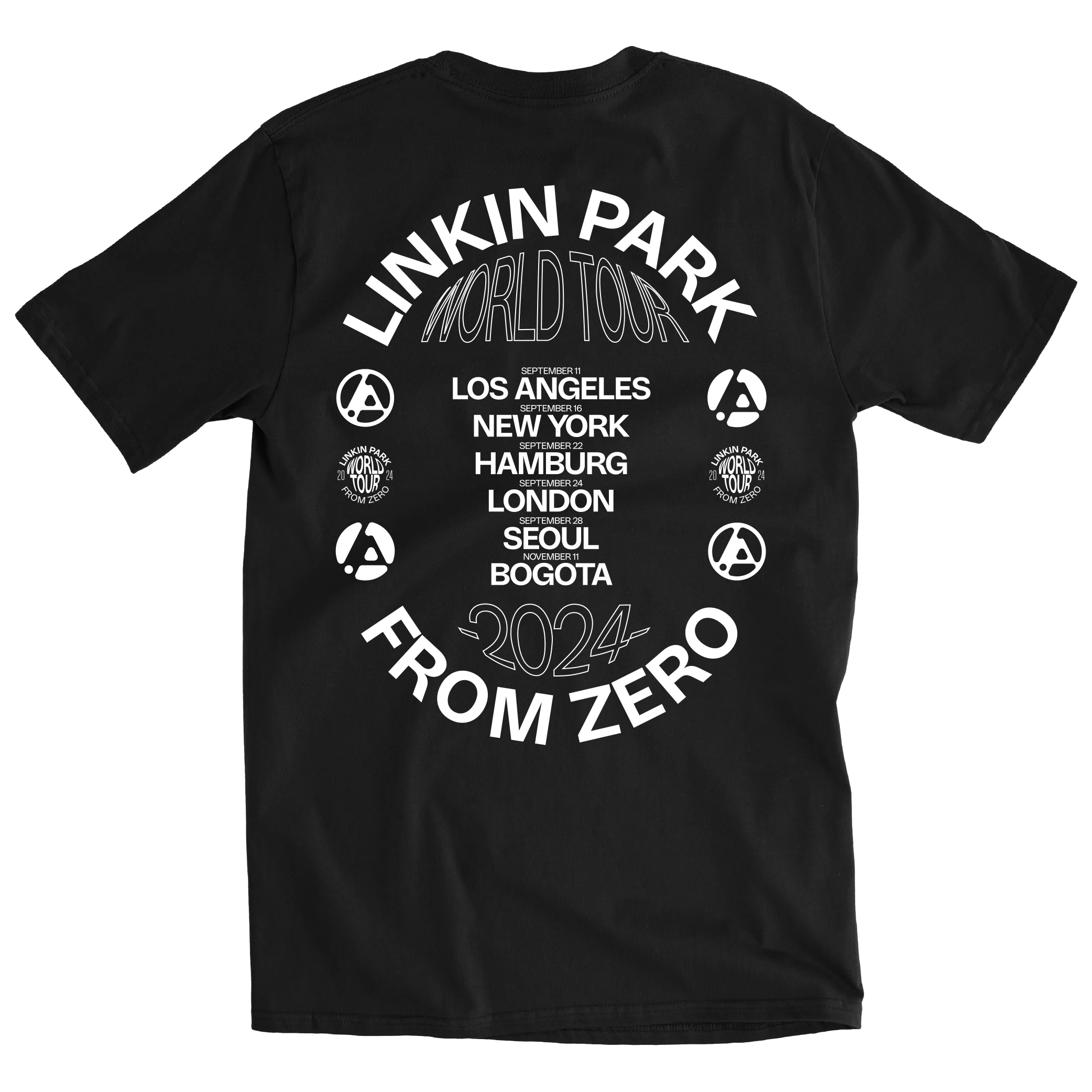 Official From Zero 2024 Black Tour Tee - Image 2
