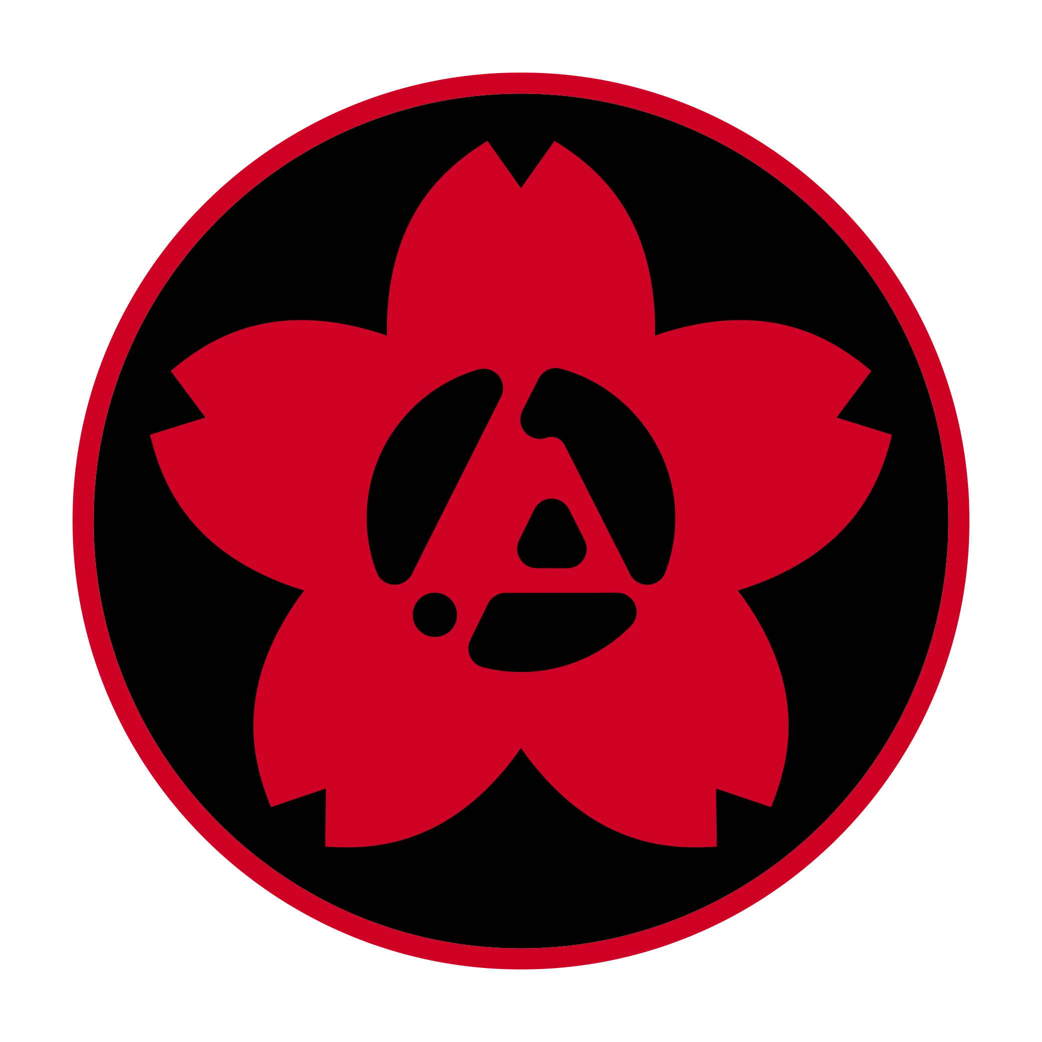 Saitama Red/Black Sticker